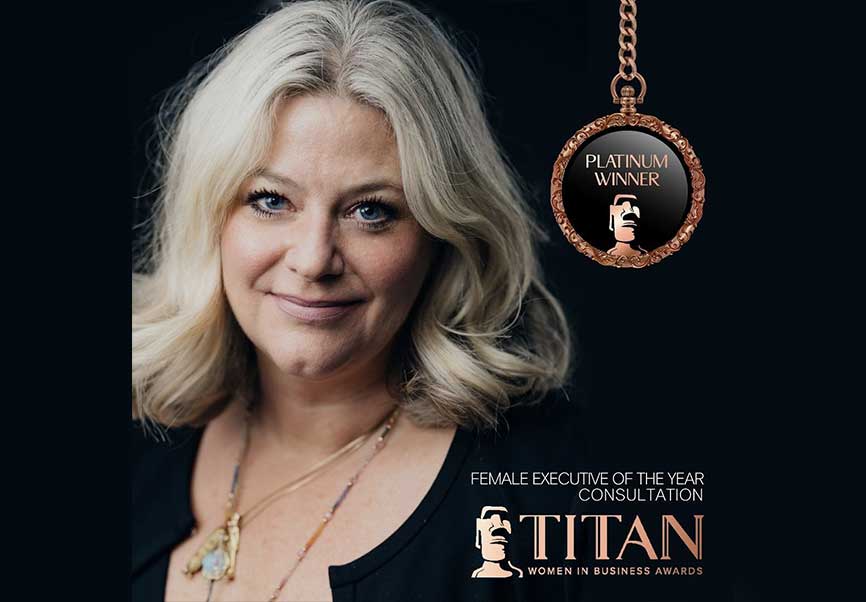 Catherine Bell Awarded TITAN Women in Business's Title of Female Executive of the Year!