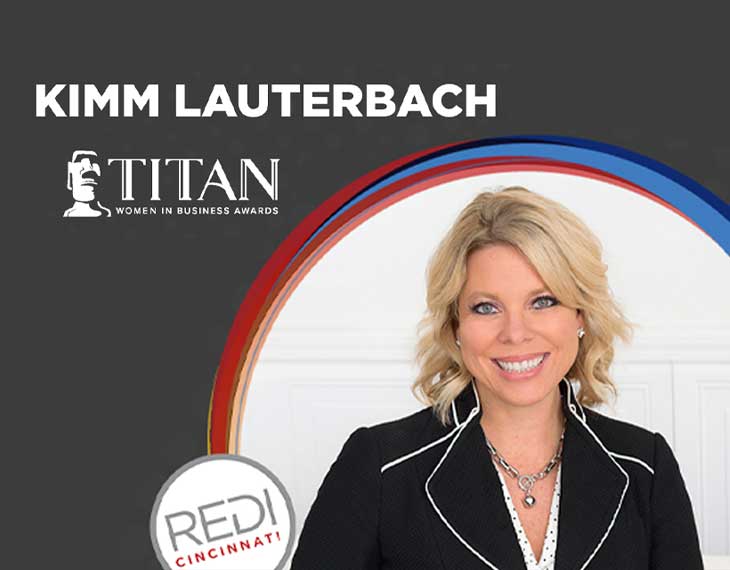 Kimm Lauterbach of REDI Cincinnati is the Proud Recipient of a Platinum and Gold Medal as Female Executive of the Year!