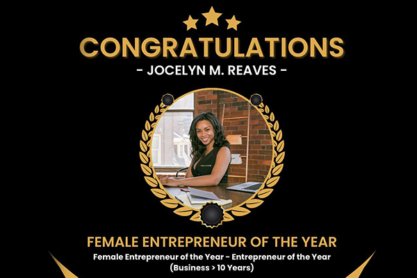 TITAN Women In Business Awards - Jocelyn M. Reaves won Gold Awards in TITAN Women In Business Awards!