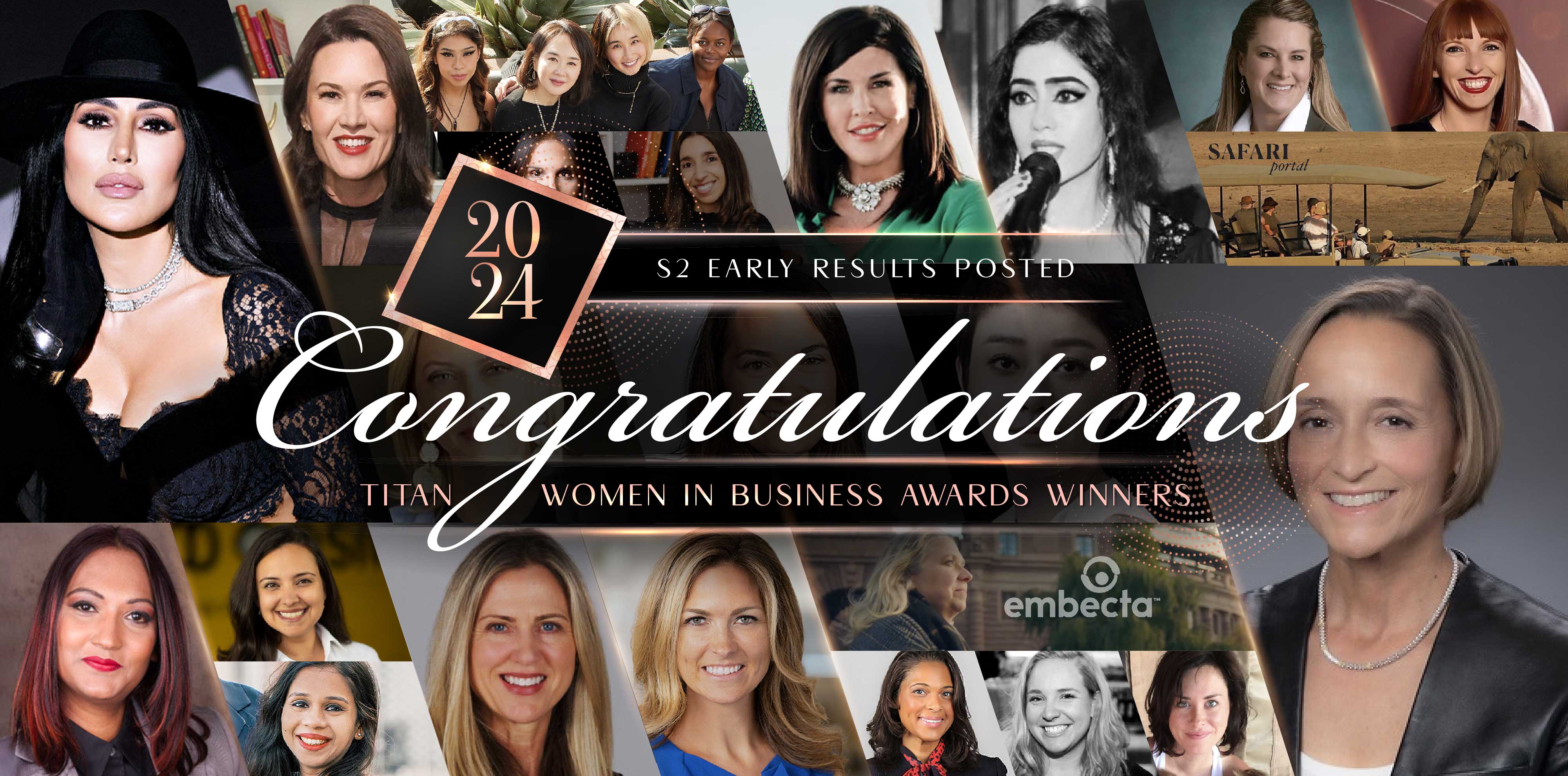 TITAN Women In Business Awards - 2024 TITAN Women In Business Awards S2 Early Results Announced!