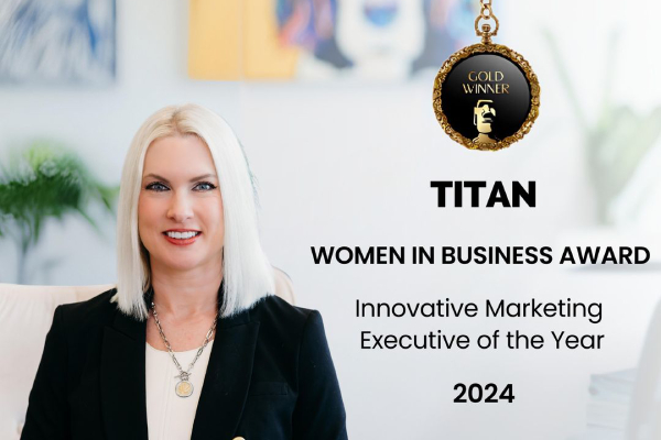 TITAN Women In Business Awards - CEO of Jennings Social Media & Martech, Valerie Jennings, takes home the TITAN Awards for Innovative Marketing Executive of the Year! 